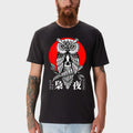 Camiseta calavera búho